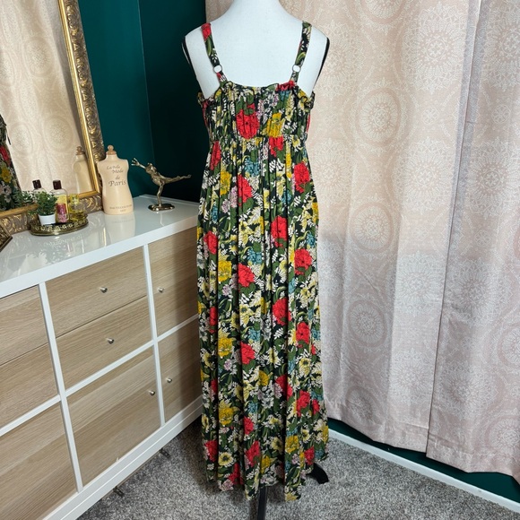 Natural Life Elizabeth Poppy  Multicolor Floral Print Sleeveless Sundress Size L - Picture 5 of 8